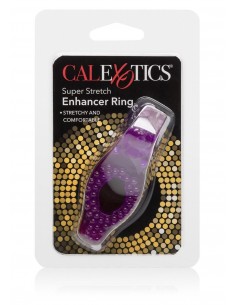Pierścień na Penisa Super Stretch Enhancer Ring Purple - Pierścienie erekcyjne niewibrujące - 1 2