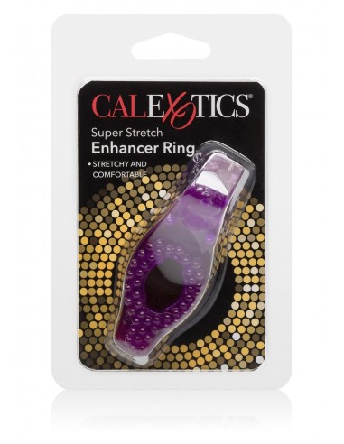 Pierścień na Penisa Super Stretch Enhancer Ring Purple - Pierścienie erekcyjne niewibrujące - 2