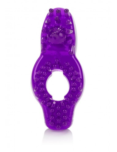 Pierścień na Penisa Super Stretch Enhancer Ring Purple - Pierścienie erekcyjne niewibrujące - 3