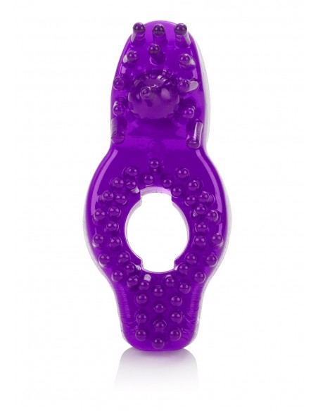 Pierścień na Penisa Super Stretch Enhancer Ring Purple - Pierścienie erekcyjne niewibrujące - 3