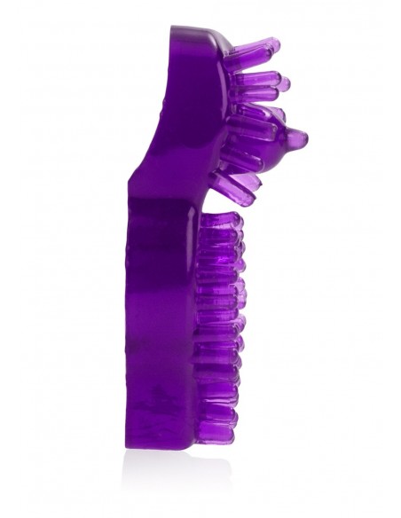 Pierścień na Penisa Super Stretch Enhancer Ring Purple - Pierścienie erekcyjne niewibrujące - 4