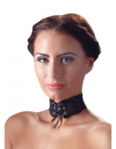 Obroża Bdsm Halsband Spitze - Uprzęże BDSM - 3