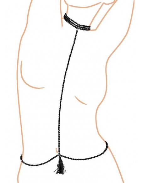 Uprząż BDSM Halsband Kette S-L-Pasek - Uprzęże BDSM - 4