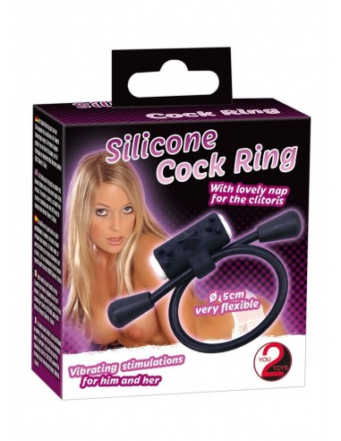 Pierścień na Penisa wibrujący Urban Style Cockring - Pierścienie erekcyjne wibrujące - 2