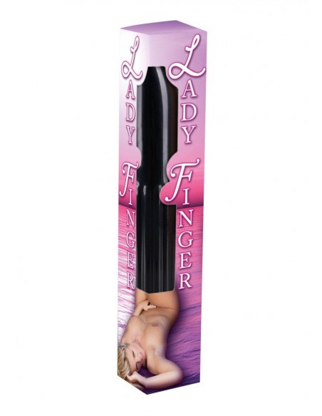 Mini wibrator Ladyfinger Czarny - Wibratory Mini - 2