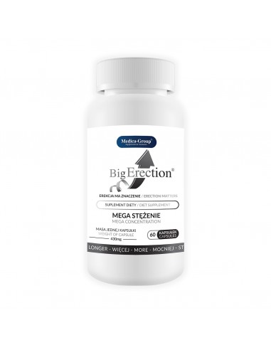 Big Erection 60 kaps. - Dłuższa i mocniejsza erekcja - 1