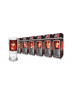Szklanka do piwa Red Light Kobiety - Wieczór kawalerski - 1 2