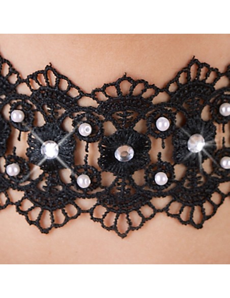 Choker Stickereiband - Chokery, obroże i smycze - 6