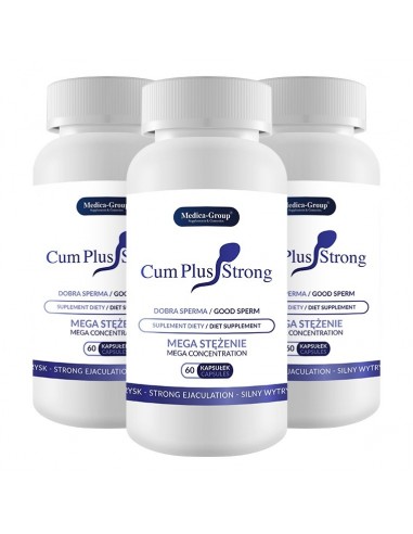 Ogromny wytrysk Cum Plus Strong 60 kaps. - Dłuższa i mocniejsza erekcja - 6