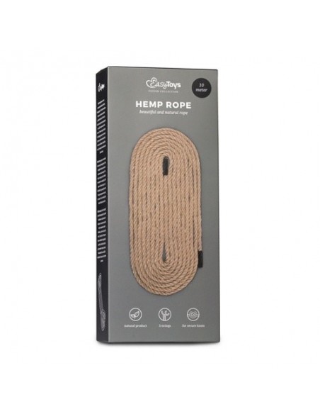 Lina BDSM Hemp Bondage Rope 10 m - Liny, sznury BDSM - 5
