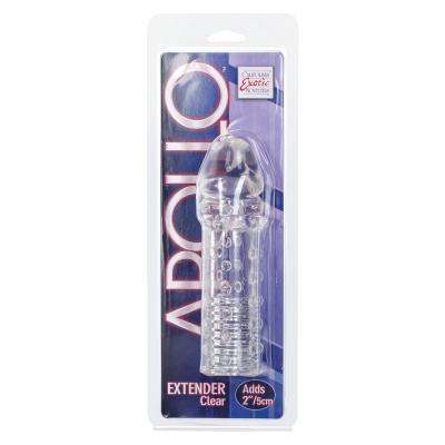 Nakładka przedłużająca Transparent z podwójnym żebrowaniem +5 cm (16 cm) - 1 2