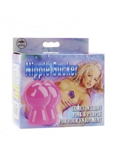 Pompki Na Sutki Nipple Sucker Pair In Shiny Pink - Pompki do sutków i pochwy - 1