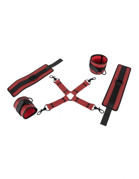 Uprząż BDSM Bk Fesselset Rot I-Paski Na Nogi - Uprzęże BDSM - 3