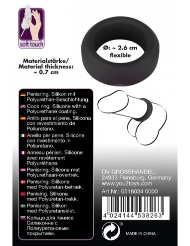 Pierścień na Penisa Bv Cock Ring 2,6 cm - Pierścienie erekcyjne niewibrujące - 3