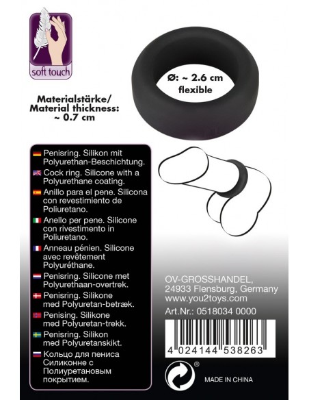 Pierścień na Penisa Bv Cock Ring 2,6 cm - Pierścienie erekcyjne niewibrujące - 3