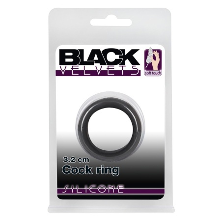 Pierścień erekcyjny Cock Ring – bezszwowy silikon Soft Touch i PU, średnica wewnętrzna 3,2 cm - 2