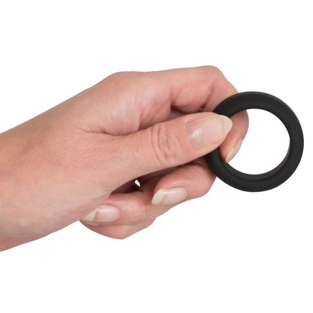 Pierścień erekcyjny Cock Ring – bezszwowy silikon Soft Touch i PU, średnica wewnętrzna 3,2 cm - 1