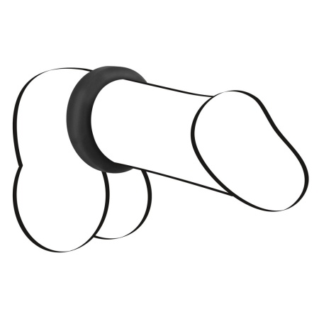 Pierścień erekcyjny Cock Ring – bezszwowy silikon Soft Touch i PU, średnica wewnętrzna 3,2 cm - 5
