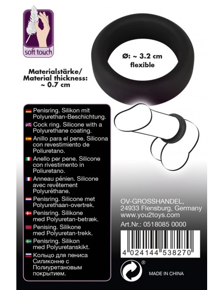 Pierścień erekcyjny Bv Cock Ring 3,2Cm - Pierścienie erekcyjne niewibrujące - 6