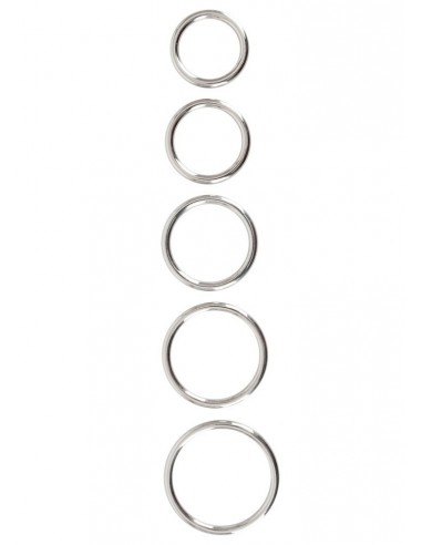 Zestaw pierścieni erekcyjnych Bk Metall-Ringe 5 szt. - Pierścienie erekcyjne niewibrujące - 3