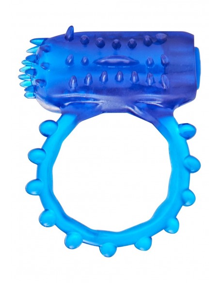 Pierścień na Penisa wibrujący Flex Ring And Finger Vibe Niebieski - Pierścienie erekcyjne wibrujące - 3
