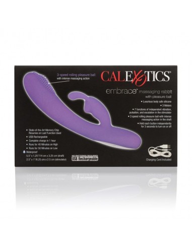 Wibrator Króliczek Embrace Rabbit Purple - Wibratory Króliczki - 6