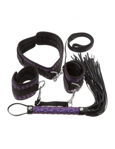 Uprząż BDSM Bk Fessel-Set Lila-Komplet Pasków - Uprzęże BDSM - 2