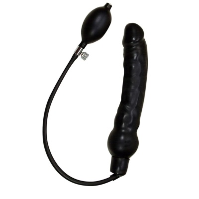 Nadmuchiwane dildo lateksowe Blow Me Up z rdzeniem piankowym i ręczną pompką, regulacja średnicy 2,5–8,5 cm, 25 cm - 1