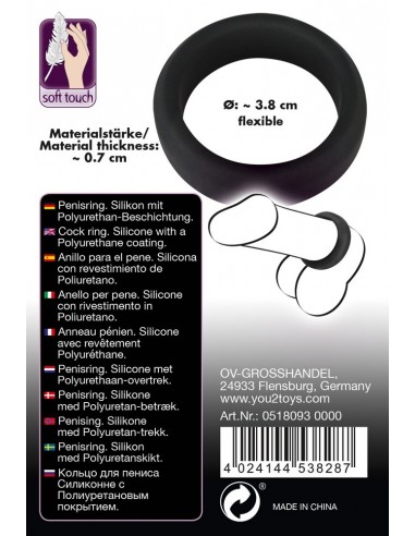 Pierścień na Penisa Bv Cock Ring 3,8 cm - Pierścienie erekcyjne niewibrujące - 6