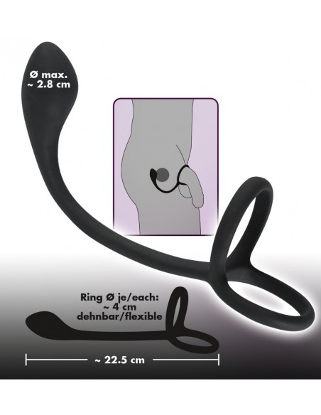 Buttplug Bv Cock + Ball Ring - Korki analne pozostałe - 7