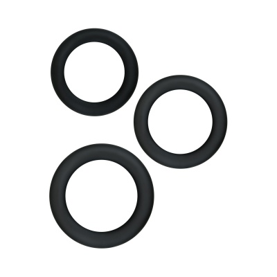 Pierścienie erekcyjne Diversity Rings – zestaw 3 elastycznych obręczy (3,0–4,0 cm) - 1
