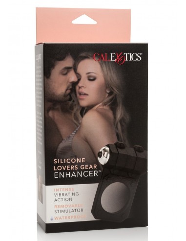 Pierścień Na Penisa Wibrujący LOVERS GEAR ENHANCER Czarny - Pierścienie erekcyjne wibrujące - 2