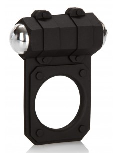 Pierścień Na Penisa Wibrujący LOVERS GEAR ENHANCER Czarny - Pierścienie erekcyjne wibrujące - 1