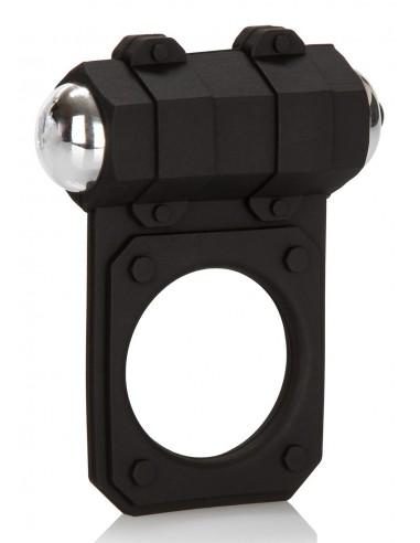 Pierścień Na Penisa Wibrujący LOVERS GEAR ENHANCER Czarny - Pierścienie erekcyjne wibrujące - 1