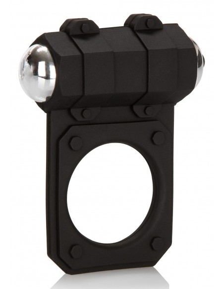 Pierścień Na Penisa Wibrujący LOVERS GEAR ENHANCER Czarny - Pierścienie erekcyjne wibrujące - 1