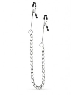 Klamry na sutki Long Nipple Clamps With Chain - Klamry i klipsy na sutki - 1 2