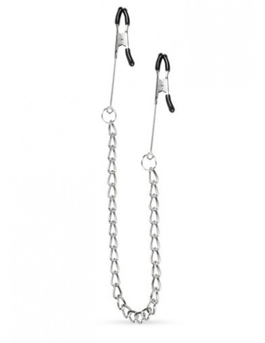 Klamry na sutki Long Nipple Clamps With Chain - Klamry i klipsy na sutki - 2