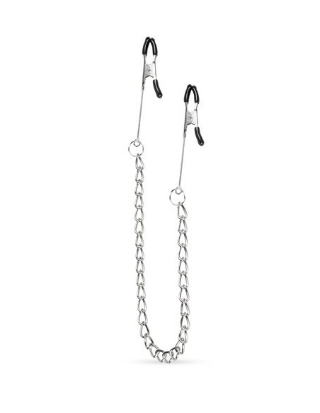 Klamry na sutki Long Nipple Clamps With Chain - Klamry i klipsy na sutki - 2