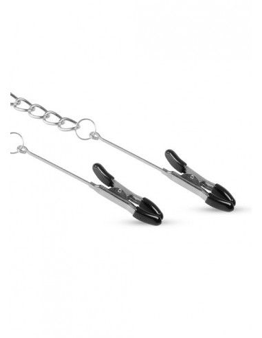 Klamry na sutki Long Nipple Clamps With Chain - Klamry i klipsy na sutki - 3