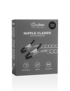 Klamry na sutki Classic Nipple Clamps With Chain - Klamry i klipsy na sutki - 1