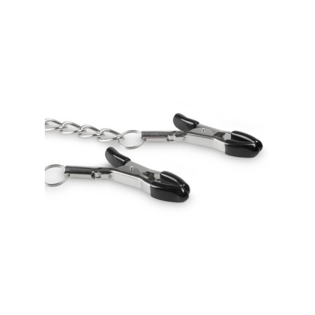 Zaciski na sutki Classic - uciskowe zaciski metalowe z łańcuchem, dł. 44 cm - 3