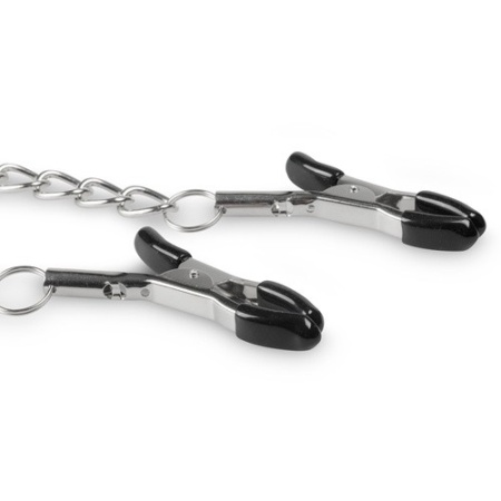 Zaciski na sutki Classic - uciskowe zaciski metalowe z łańcuchem, dł. 44 cm - 7
