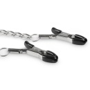 Zaciski na sutki Classic - uciskowe zaciski metalowe z łańcuchem, dł. 44 cm - 7