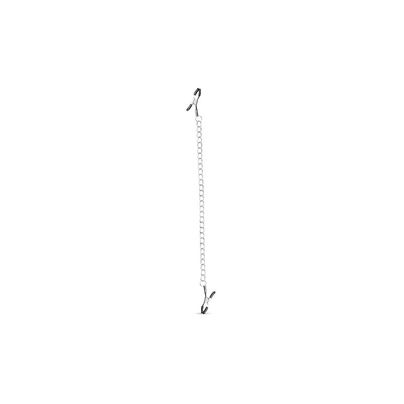 Zaciski na sutki Classic - uciskowe zaciski metalowe z łańcuchem, dł. 44 cm - 8