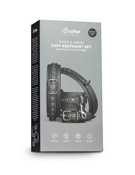 Kajdanki erotyczne Thigh / Wrist Cuff Set - Kajdanki erotyczne - 1
