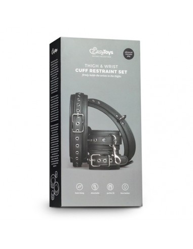 Kajdanki erotyczne Thigh / Wrist Cuff Set - Kajdanki erotyczne - 10