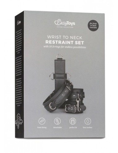 Uprząż BDSM Neck And Wrist Restraint - Uprzęże BDSM - 1