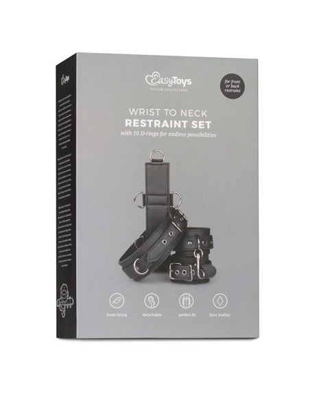 Uprząż BDSM Neck And Wrist Restraint - Uprzęże BDSM - 1