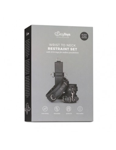 Uprząż BDSM Neck And Wrist Restraint - Uprzęże BDSM - 11