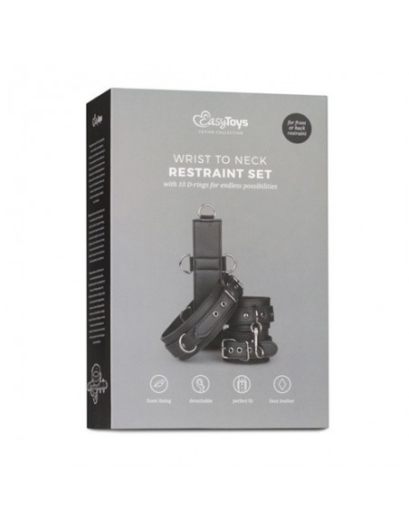 Uprząż BDSM Neck And Wrist Restraint - Uprzęże BDSM - 11